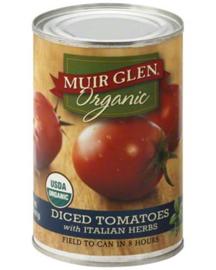 Muir Glen Organic Diced with Italian Herbs Tomatoes