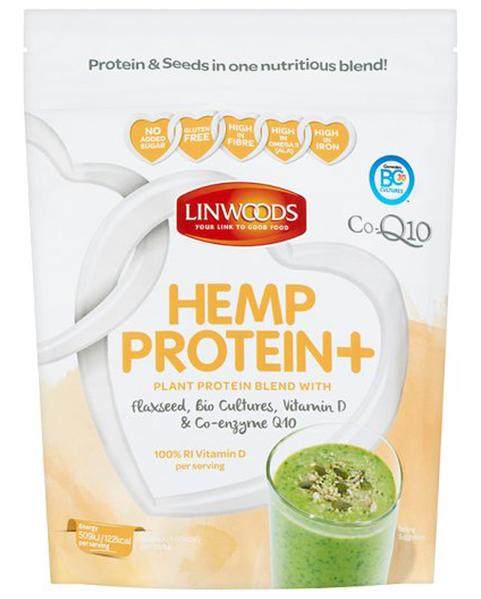 Linwood Seeds Hemp Protein Q10 & Vitamin D