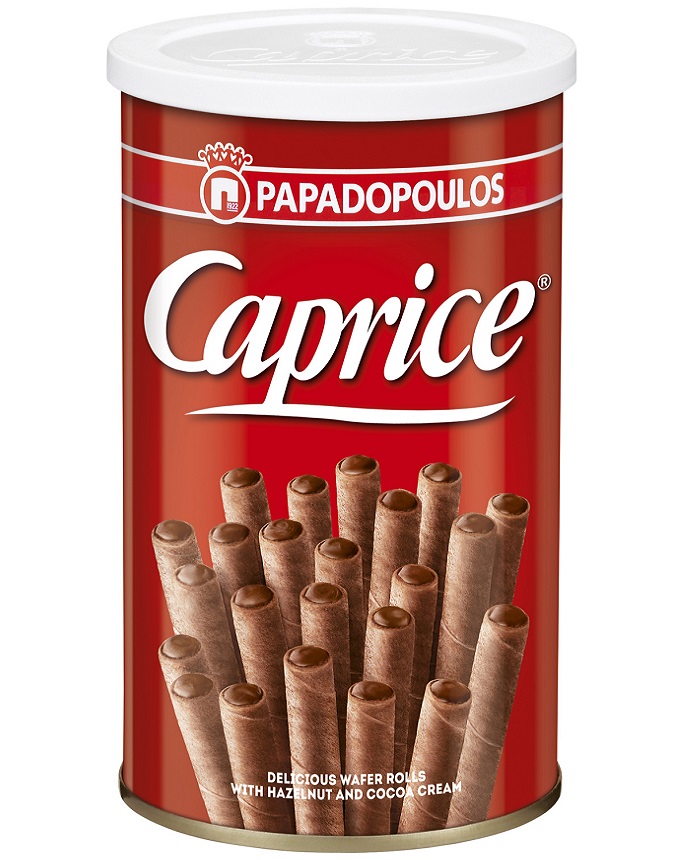 Papadopoulos Caprice Classic Wafer Roll with Cocoa Hazelnut 