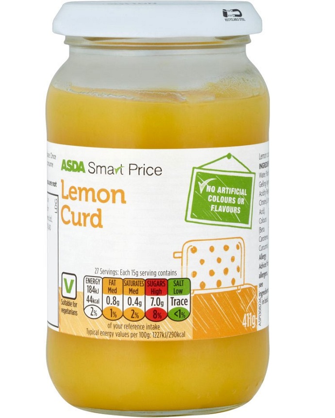 Asda Smartprice Lemon Curd