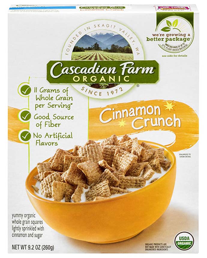 Cascadian Farm Organic Cinnamon Crunch Cereal