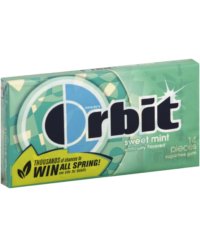 Orbit Sugar Free Sweet Mint Bubble Gum