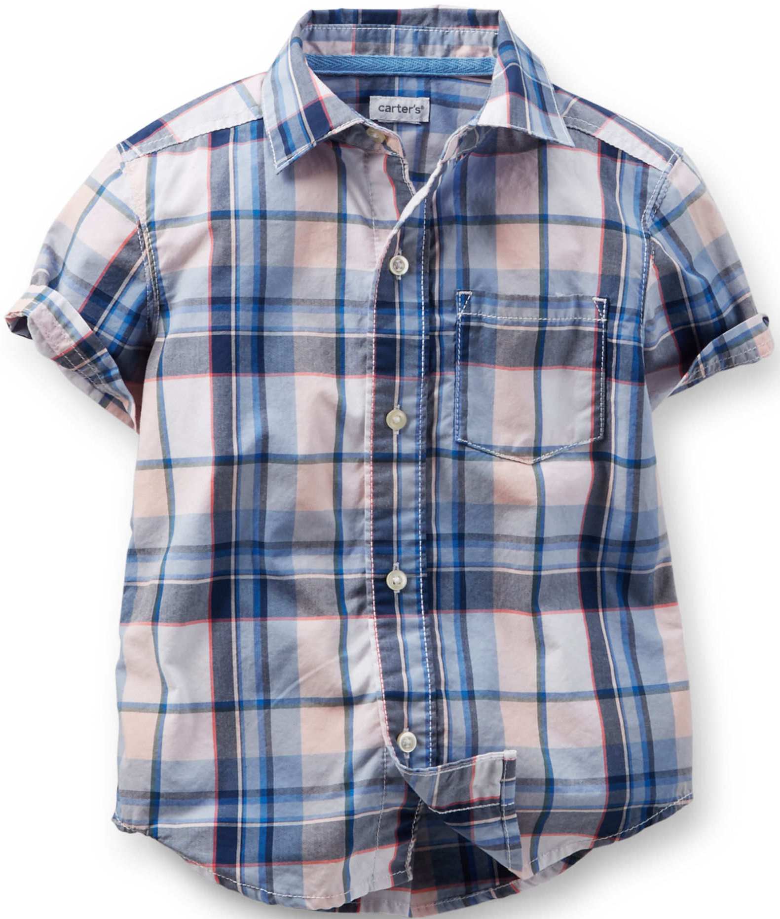 Carters  Boy Poplin Button Front Shirt