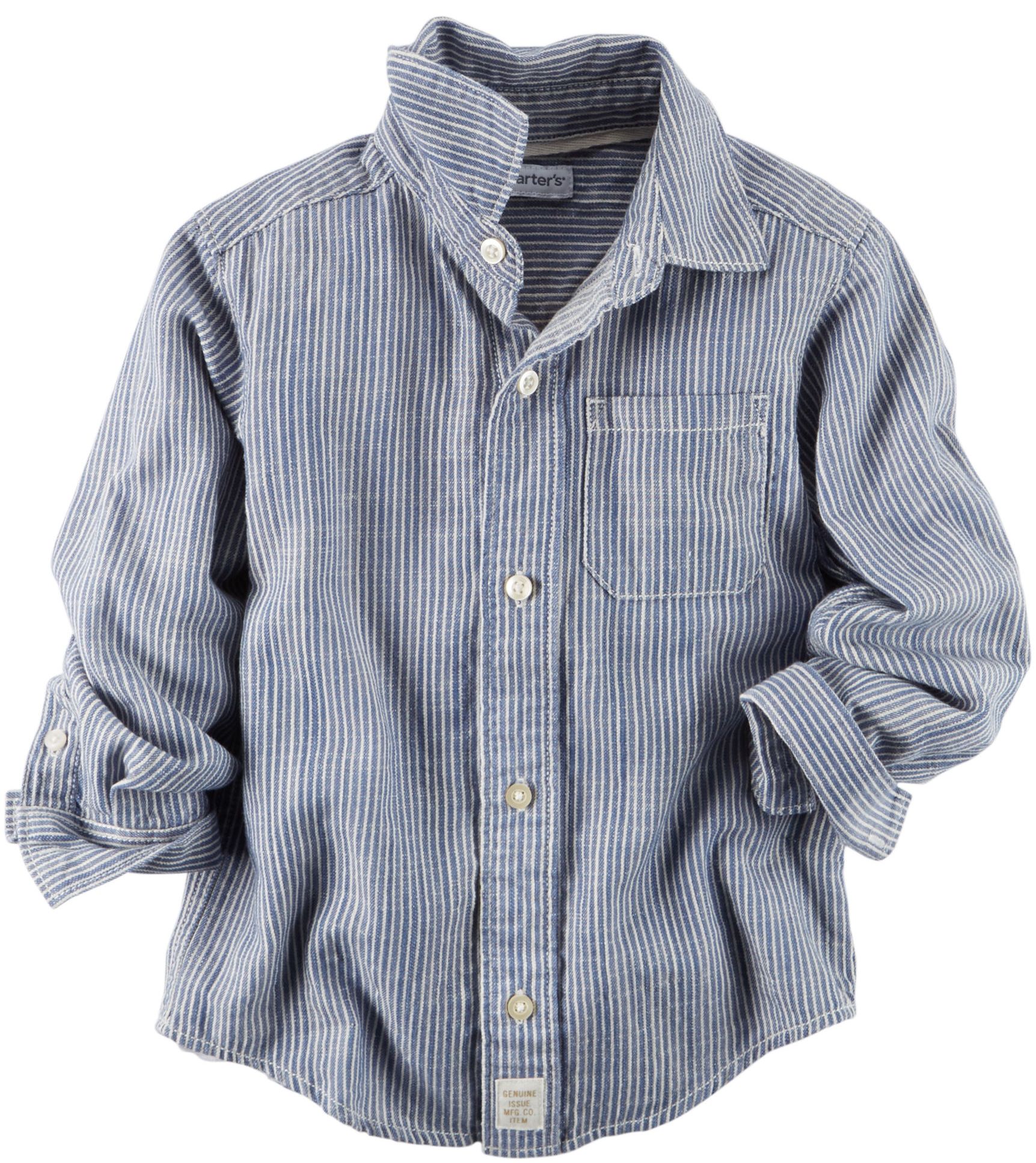 Carters  Boy Button Front Shirt