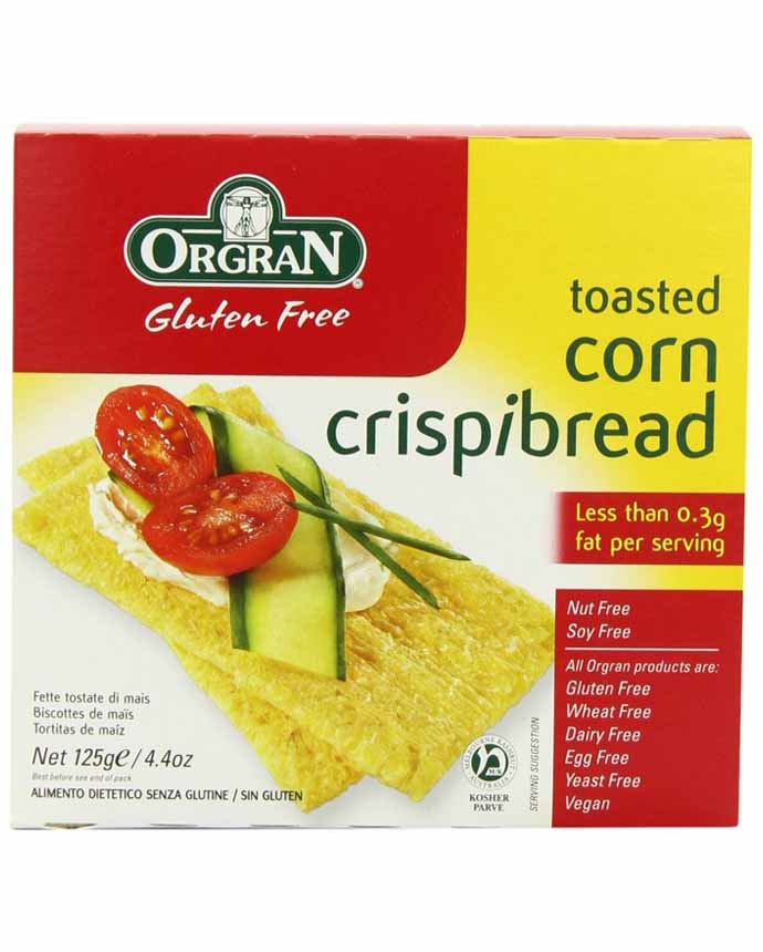 Orgran Gluten Free Toasted Corn Crispi Bread