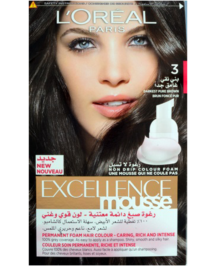 L'oreal Excellence Dark Brown Hair Color 