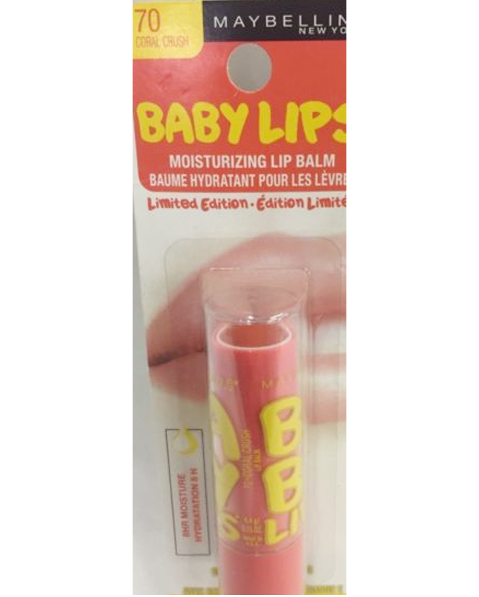Maybelline 70 Coral Crush Baby Lips Balm 