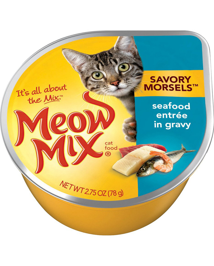 Meow Seafood Mix Cat Food 