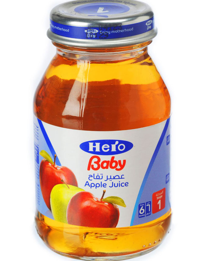 Hero Bottle Apple Baby Juice