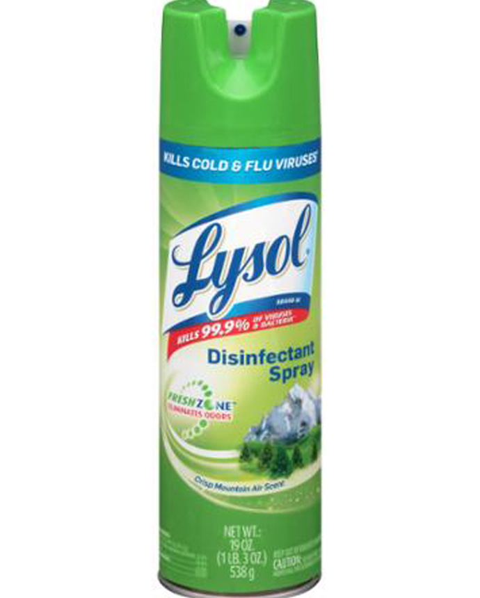 Lysol Crisp Mountain Air Scent Disinfectant Spray