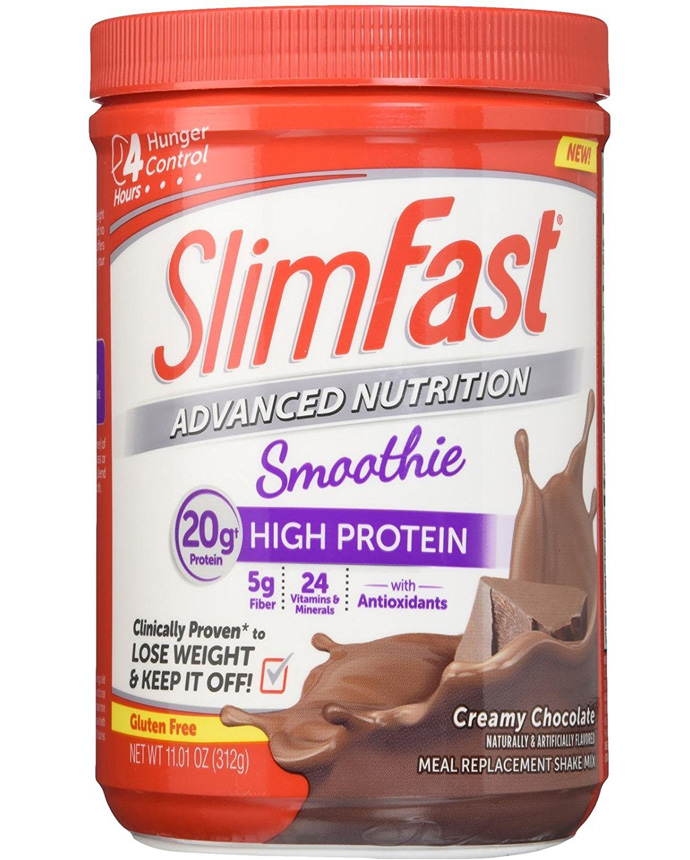 Slim Fast Smoothie Protein Powder Creamy Chocolate 312g