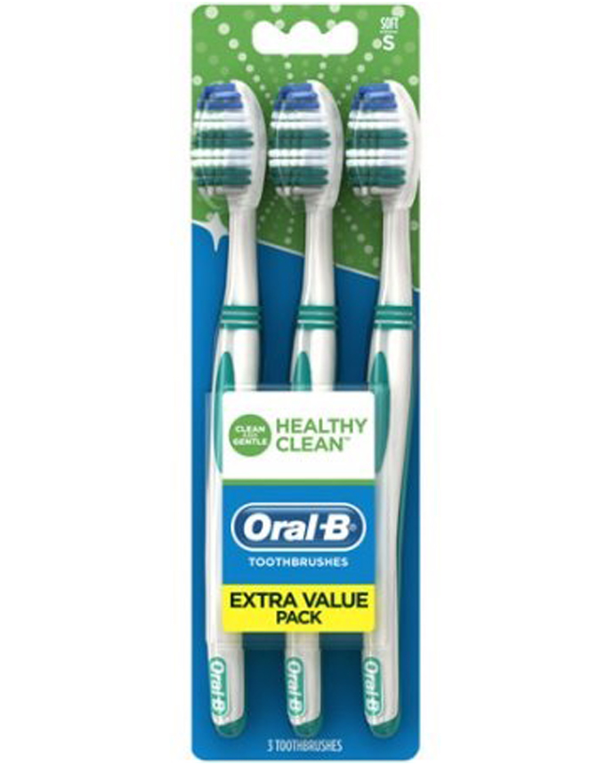 Oral-B Soft Extra Value Pack Toothbrushes - Pack of Three