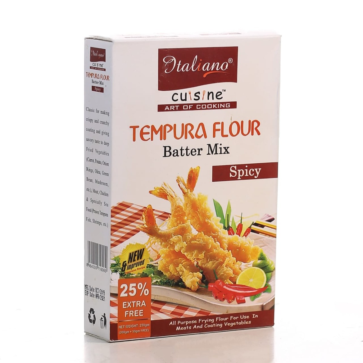 Italiano Cuisine Tempura Flour Batter Mix 250g