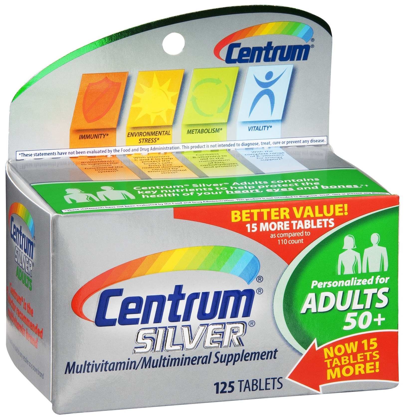 Centrum Silver Multivitamins Adults 50+