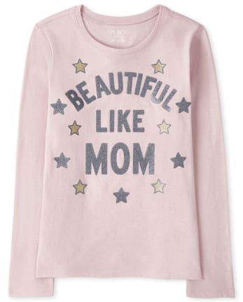 The Childrens Place Girl (My Moms The Best Graphic Tee)