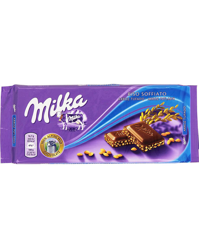 Milka Riso Soffiato Chocolate 100g 
