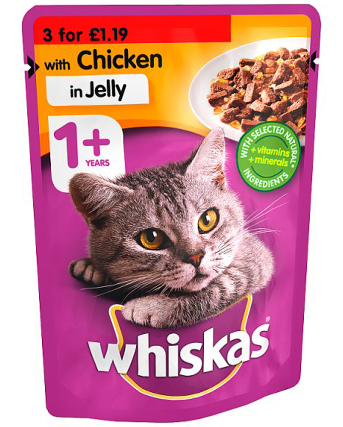 Whiskas Chicken Jelly 100g