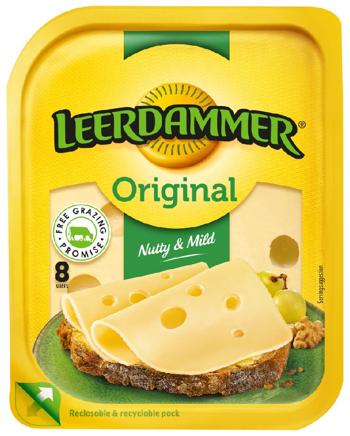 Leerdammer Original Cheese 8 Slices 160 Grams