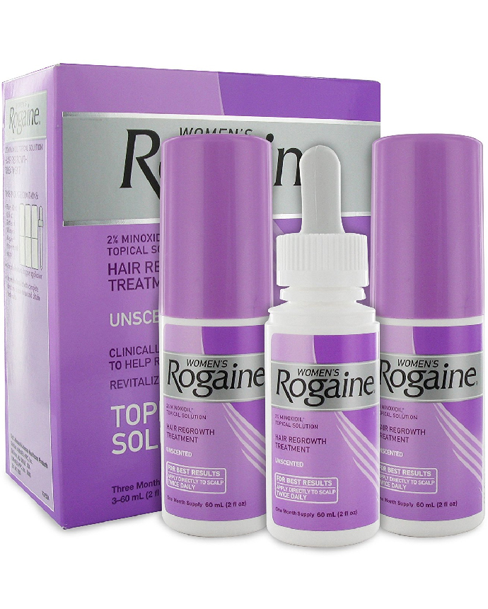 Rogaine Women's Hair Regrowth Treatment Unscented Topical Solution