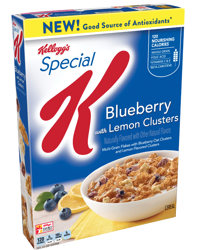Special K Blueberry with Lemon Clusters Cereal 