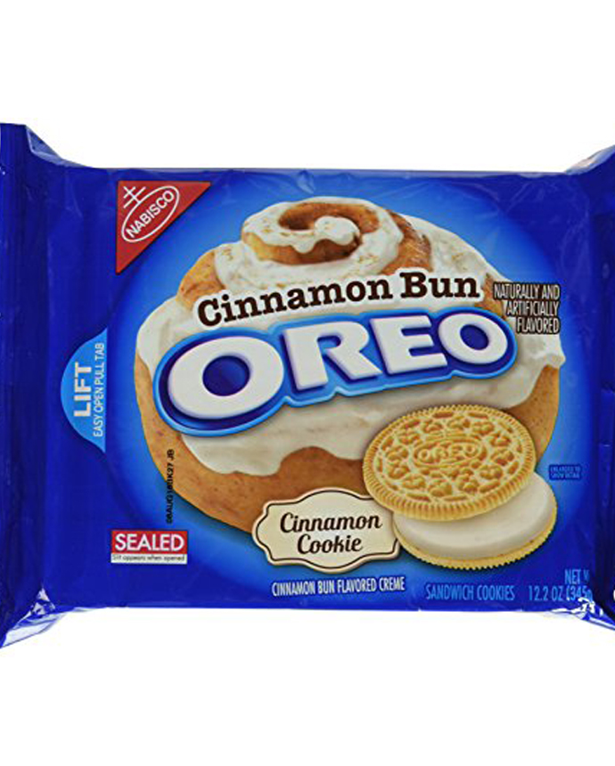 Oreo Cinnamon Bun Sandwich Chocolate Cookies 