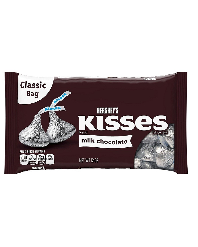 Hershey's Kisses Silver Classic Bag Milk Chocolate
