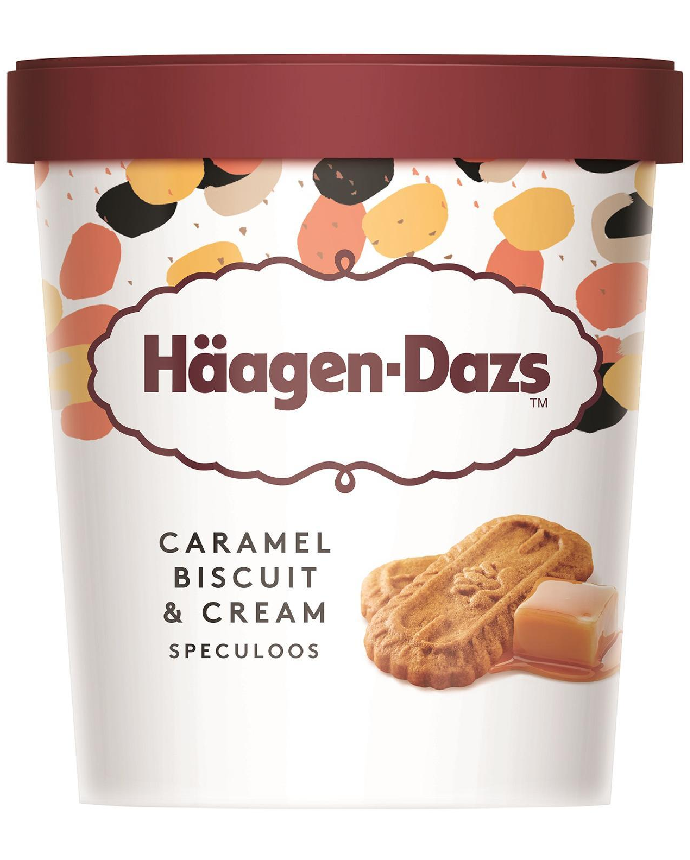 Häagen-Dazs Caramel Biscuit & Cream Ice Cream 473ml