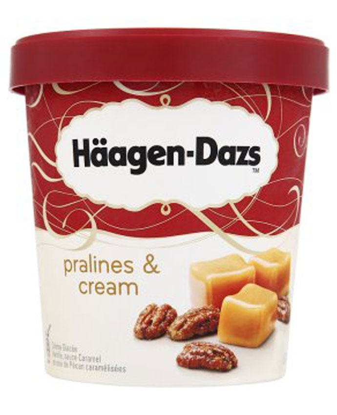 Haagen Dazs  Pralines & Cream Ice Cream