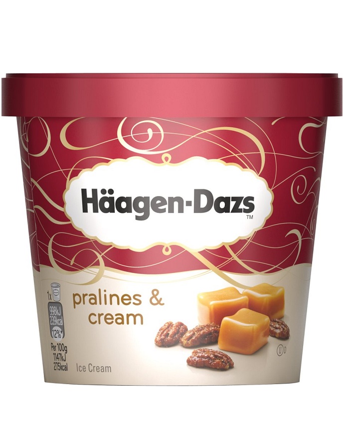 Haagen Dazs Pralines & Cream Ice Cream