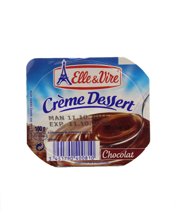 Elle & Vire Cream Dessert Chocolate 100 Grams