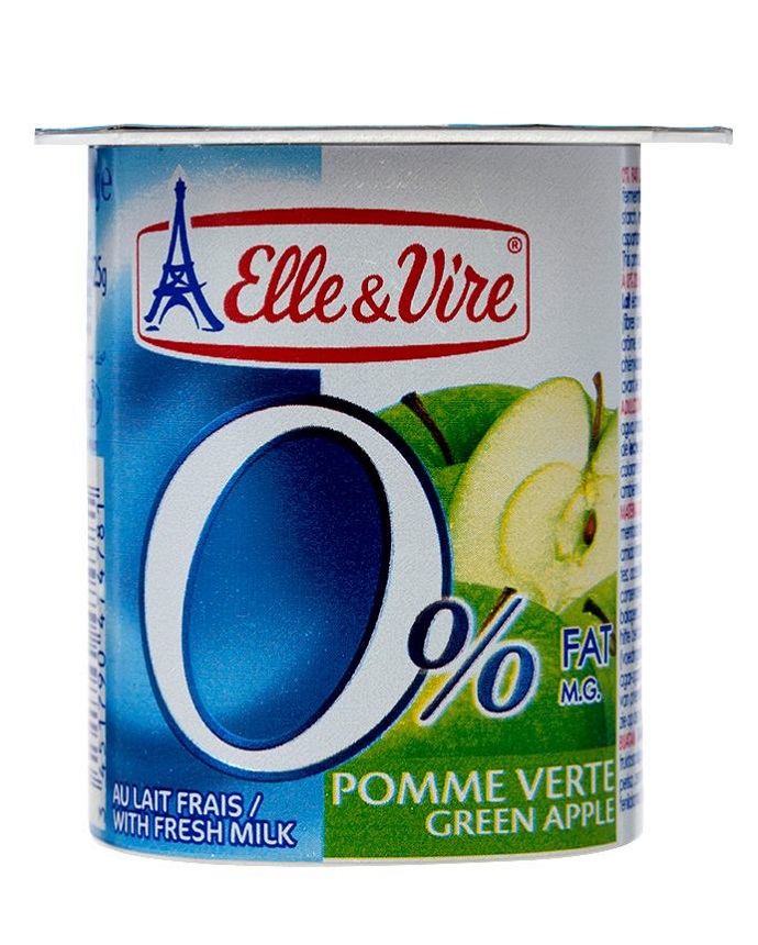 Elle & Vire Green Apple Fruit Yogurt  