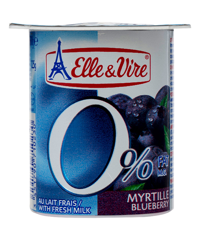 Elle & Vire Light Blueberry Yogurt 