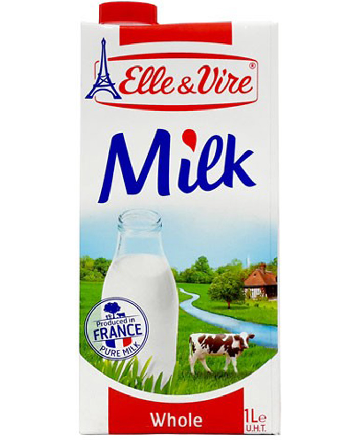 Elle & Vire UHT Milk Full Cream Red