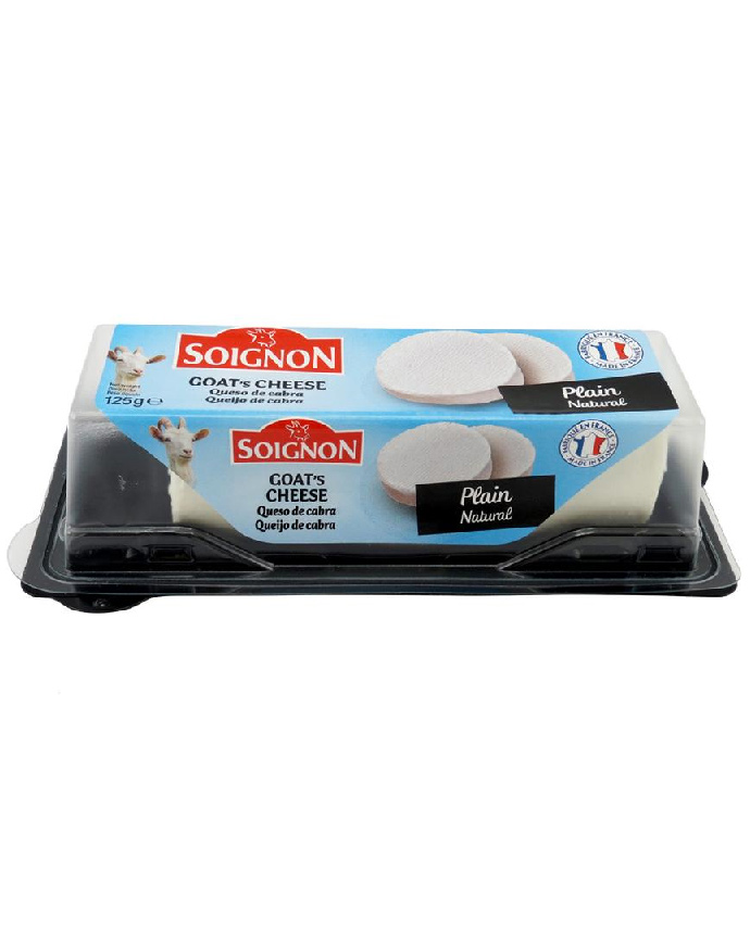 Soignon Goat's Cheese Plain Natural 125 Grams
