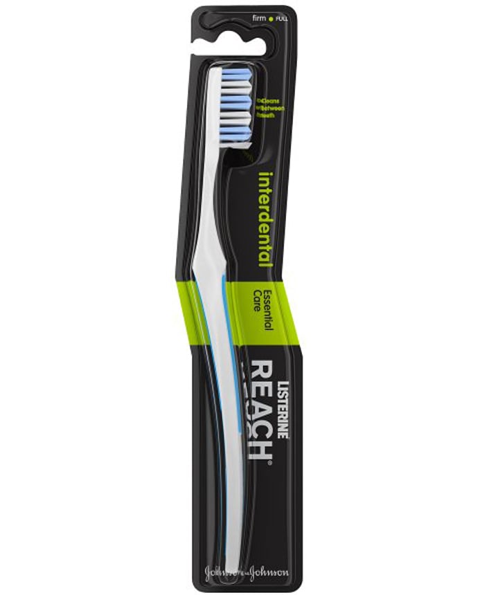 Listerine Reach Interdental Essential Care Firm Toothbrush