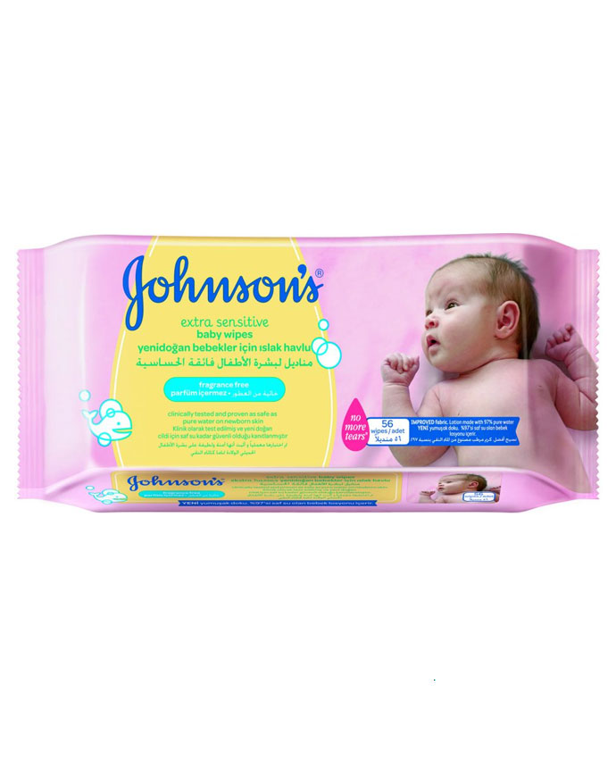 Johnson’s Baby Extra Sensitive Wipes