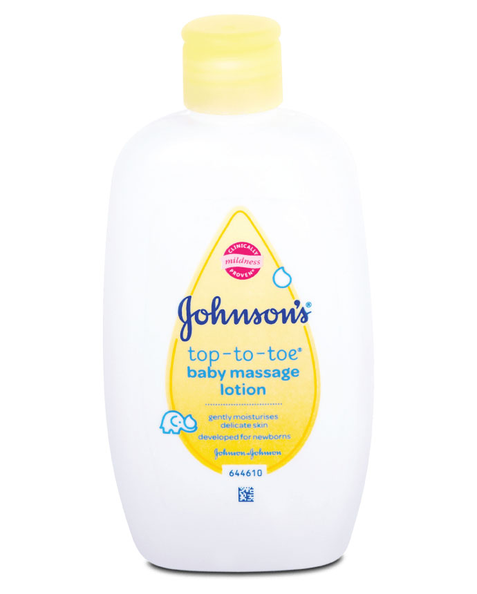 Johnsons Top-to-Toe Baby Massage Lotion 200ml