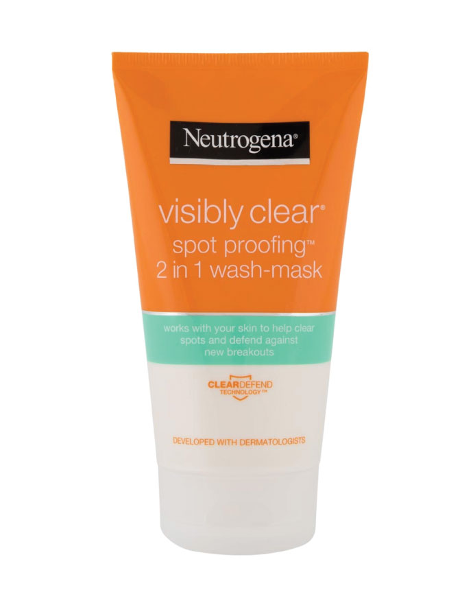Neutrogena Visibly Clear 2-in1 Wash and Mask 150ml