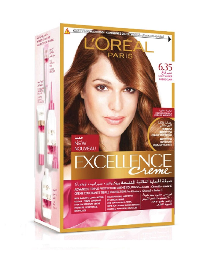L'Oreal Paris Excellence Creme No.6.35 Light Amber