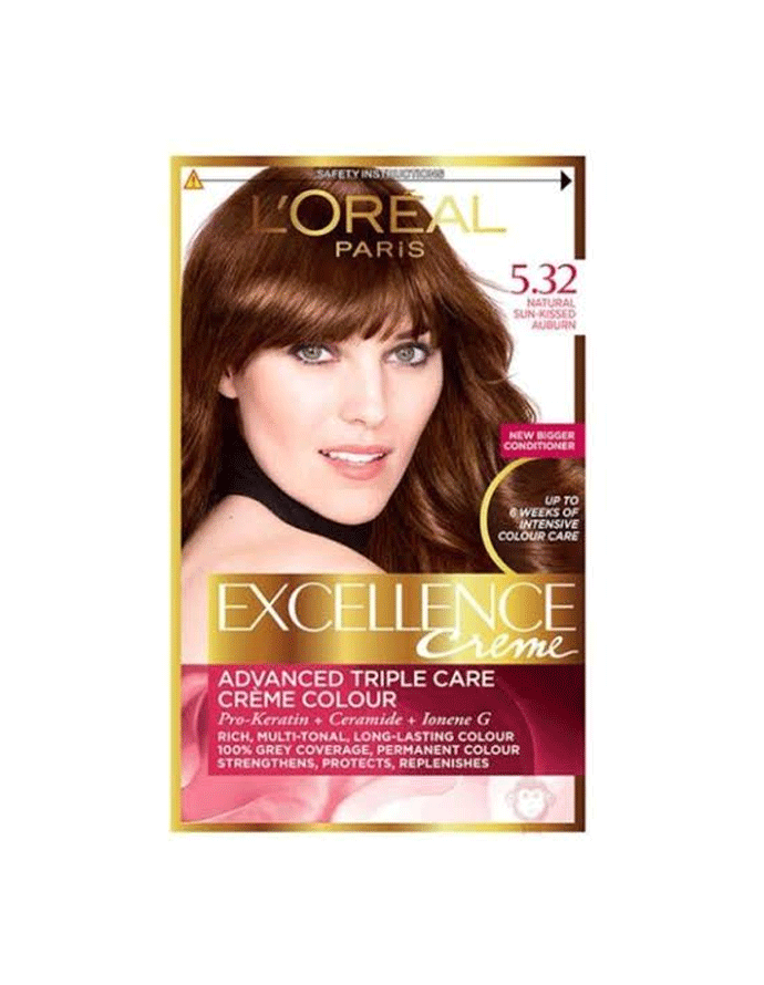 Loreal Paris Excellence Cream 5.32 Sun Kissed Auburn