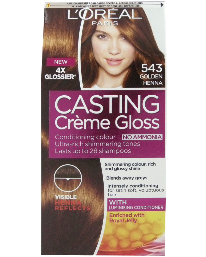 L'Oréal Casting Crème Gloss 543 Golden Henna Brown