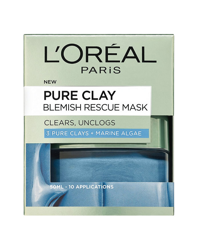 L'Oreal Paris 3 Pure Clays and Marine Algae Blemish Rescue Mask