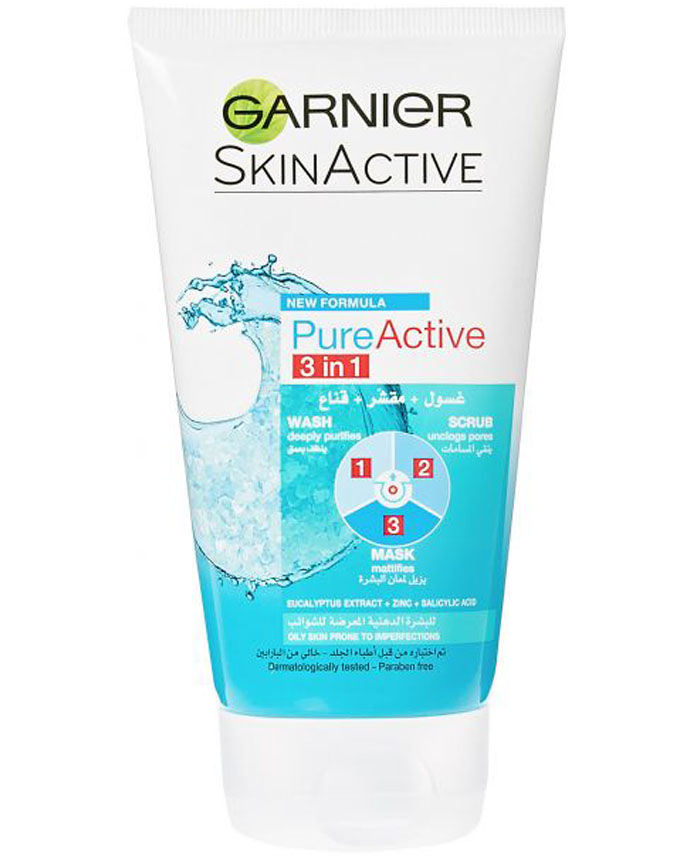 Garnier Pure Active 3in1 Facial Scrub