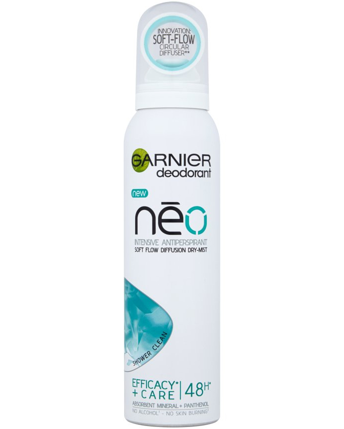 Garnier Neo Deodorant Antiperspirant Shower Clean