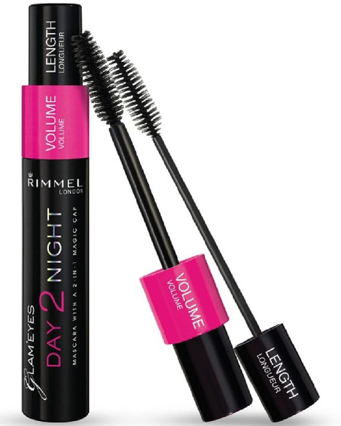 Rimmel London Glam Eyes Day 2 Night Black Mascara Volume And Length