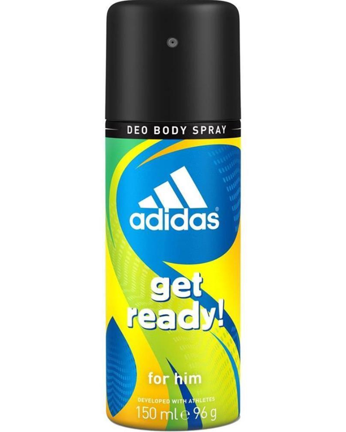 Adidas Get Ready Deodorant Body Spray Men