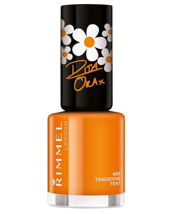 Rimmel London Super Shine Rita Ora Tangerine Tent Nail Polish - 400