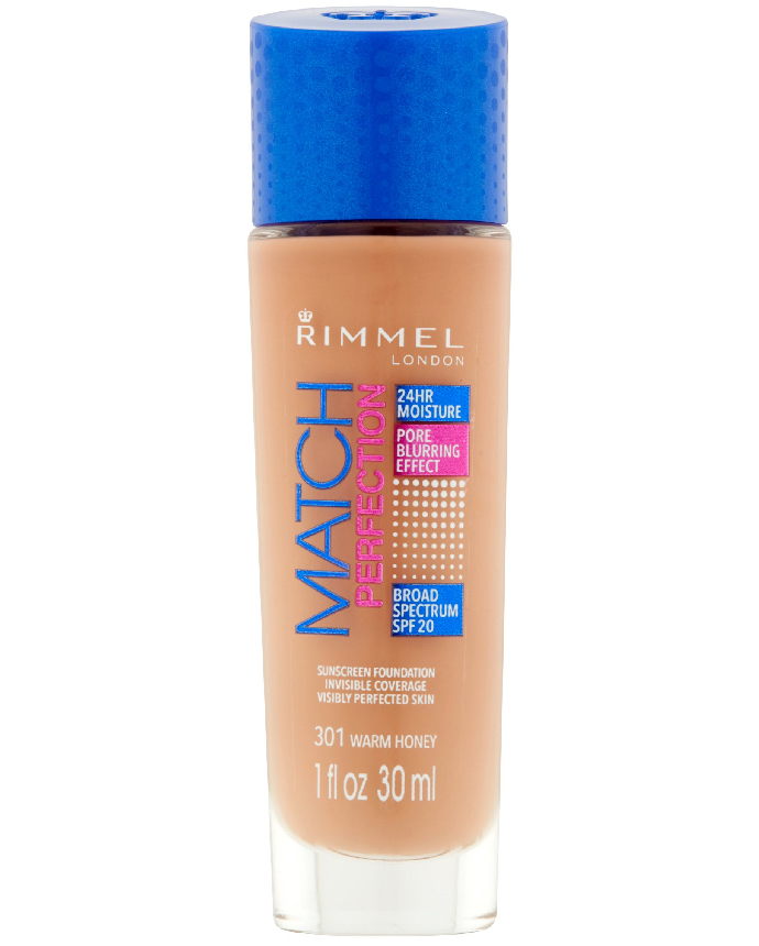 Rimmel Match & Perfect Foundation Warm Honey - 301