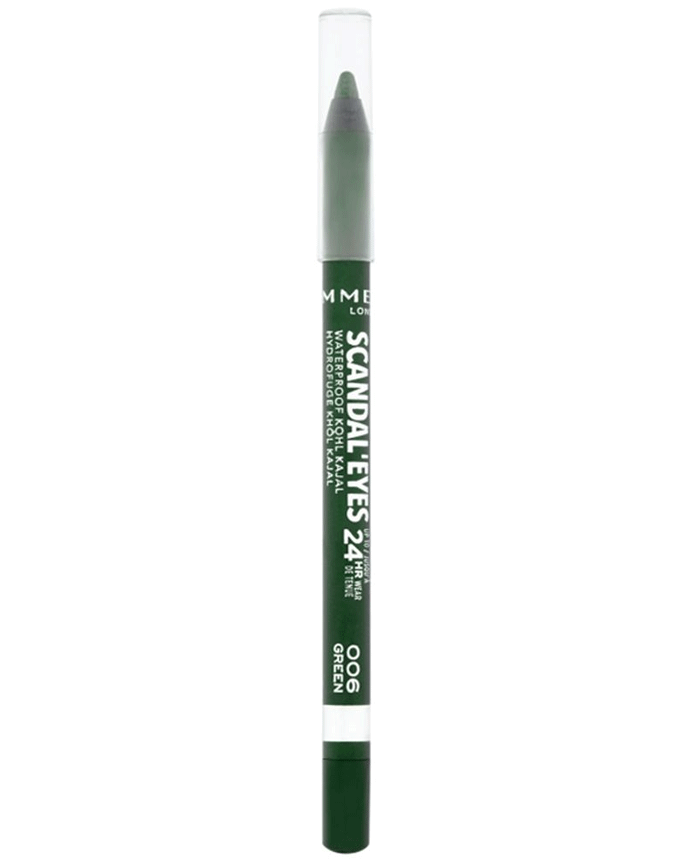 Rimmel Scandaleyes Waterproof Kohl Kajal Eyeliner Green - 006