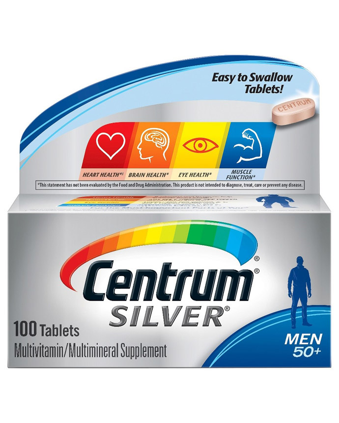 Centrum Silver Men 50+ 120 Tablets